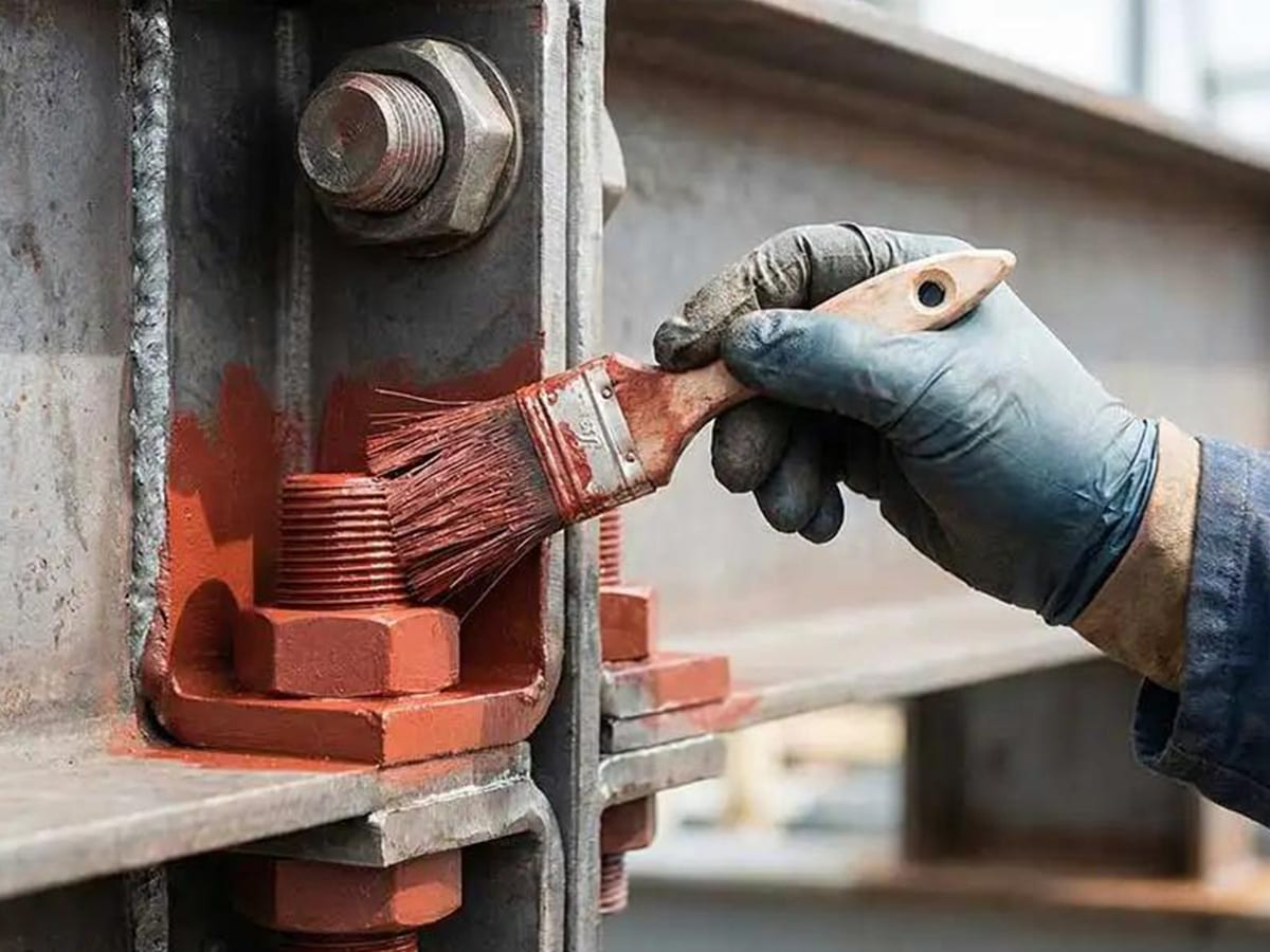 Protective coating system applied to concrete surface